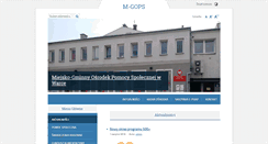 Desktop Screenshot of mgops.warka.pl